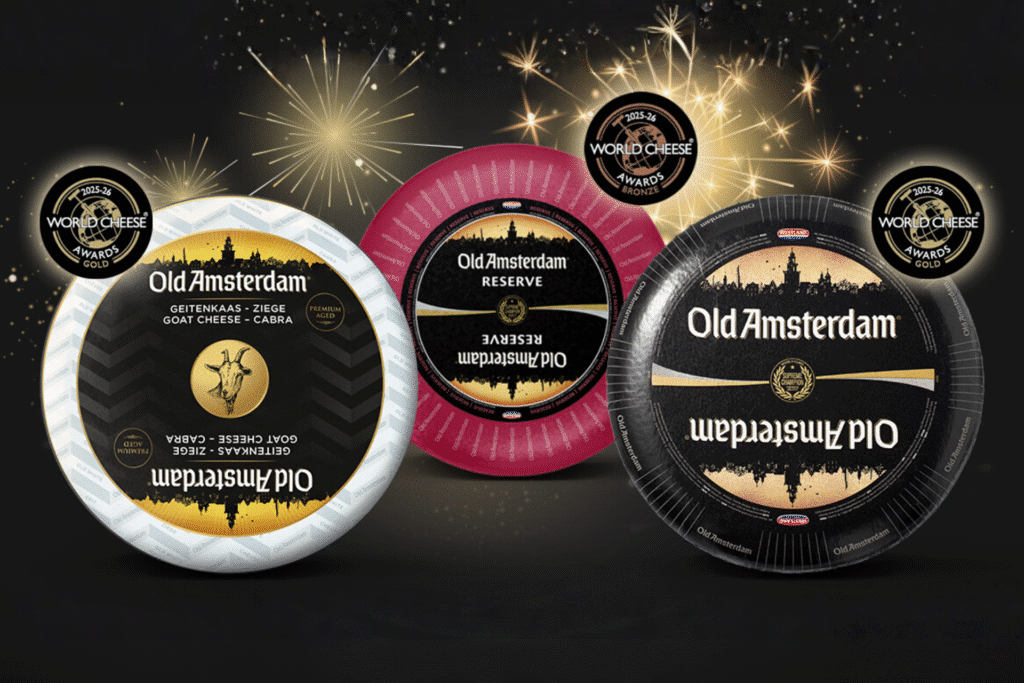 Three award-winning Old Amsterdam cheeses