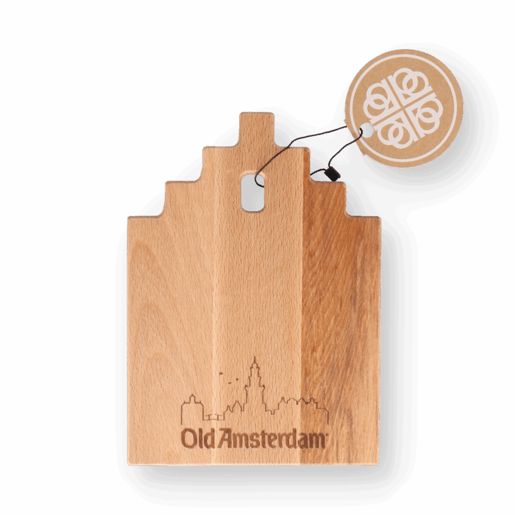 Old Amsterdam Grachtenpand Kaasplank